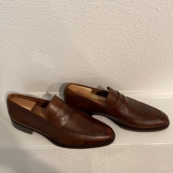 Magnanni 'Blas' Penny Loafer brown color size 10 - Picture 6 of 11